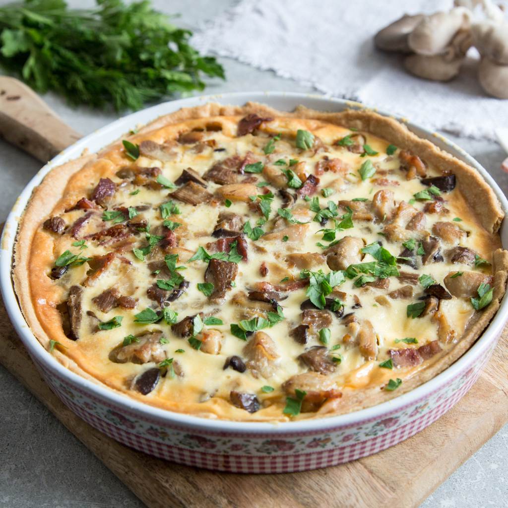 Chicken pie recipe with bacon