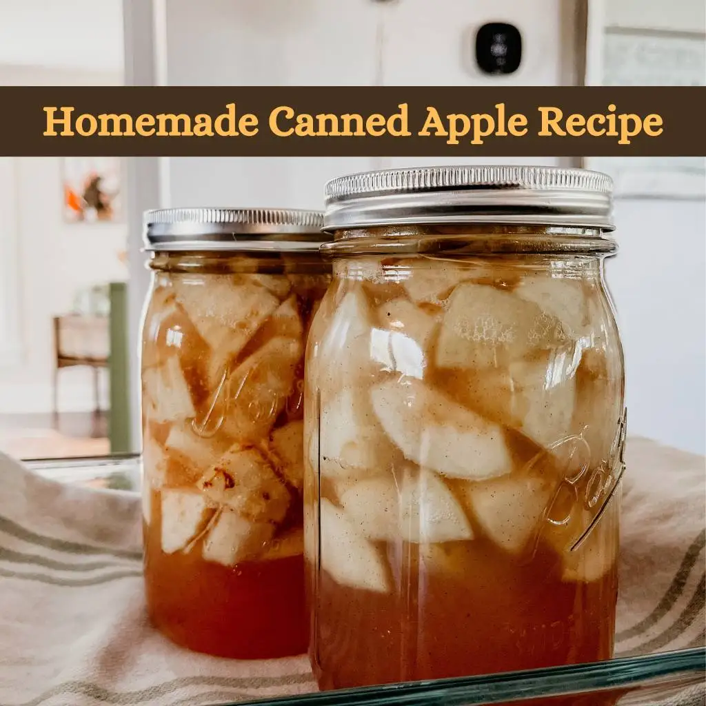 Homemade Canned Apple Recipe