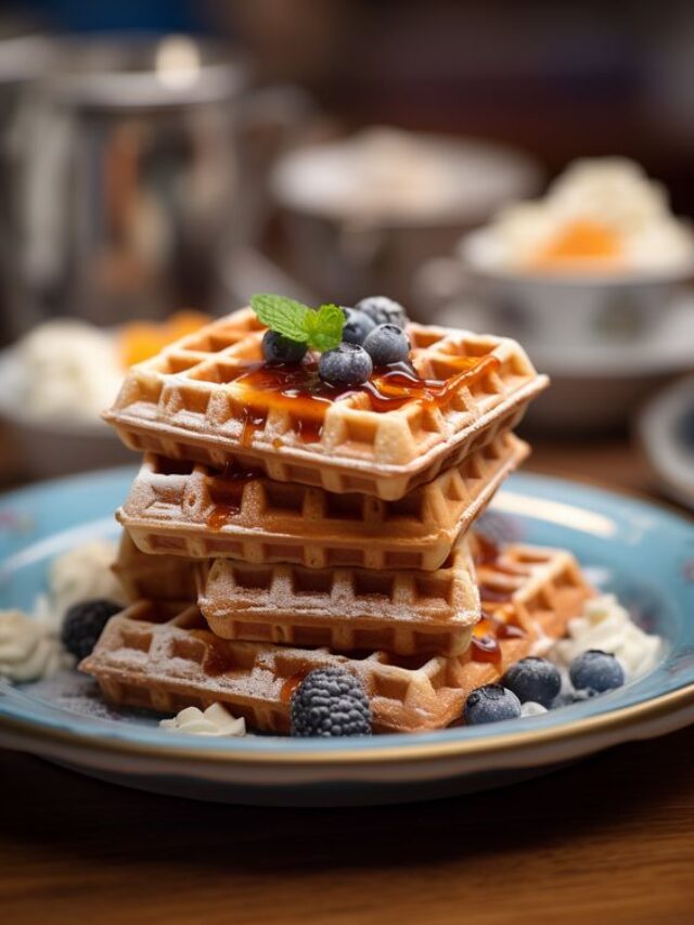 Banana Bread Waffles- Breakfast Hits!